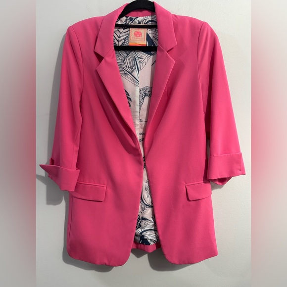 Vilagallo Jackets & Blazers - Vilagallo Pink Blazer Womens Size 38